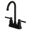 Kingston Brass KB8490DL Bar Faucet, Matte Black KB8490DL